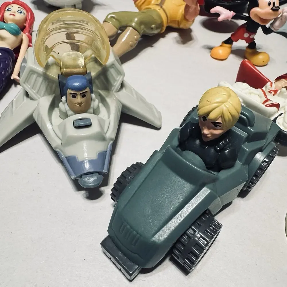 Disney Action Figures Lot Cake Toppers McDonald’s Kelloggs Pixar Various Misc